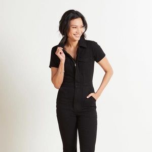 Good American Fit for Success Jumpsuit - Black - Size XL (4)